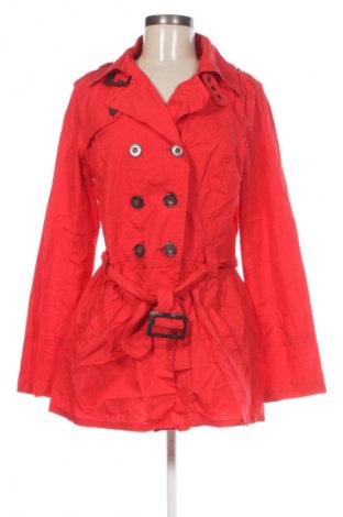 Damen Trenchcoat Outfit, Größe S, Farbe Rot, Preis 18,99 €