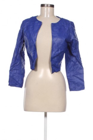 Damen Lederjacke Made In Italy, Größe M, Farbe Blau, Preis € 27,99