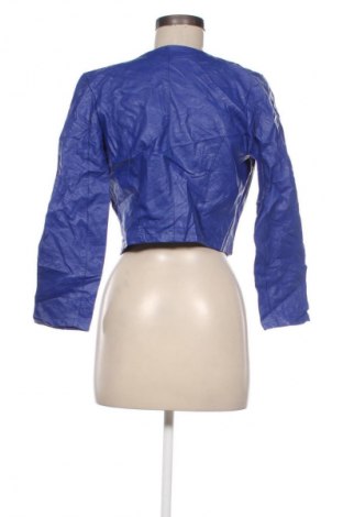 Damen Lederjacke Made In Italy, Größe M, Farbe Blau, Preis € 27,99