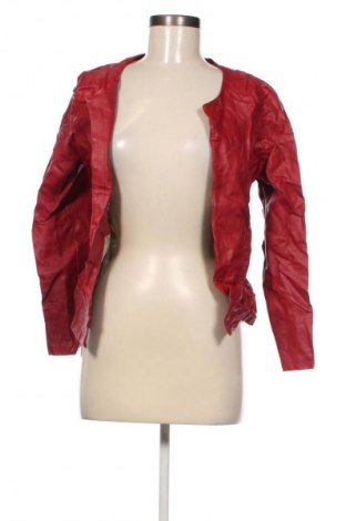 Damen Lederjacke NEW COLLECTION, Größe L, Farbe Rot, Preis 28,99 €