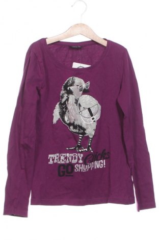 Kinder Shirt Takko Fashion, Größe 10-11y/ 146-152 cm, Farbe Lila, Preis 3,99 €