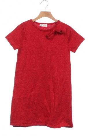 Kinderkleid H&M, Größe 7-8y/ 128-134 cm, Farbe Rot, Preis 16,99 €