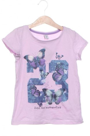 Dziecięcy T-shirt Dopo Dopo, Rozmiar 6-7y/ 122-128 cm, Kolor Fioletowy, Cena 26,97 zł