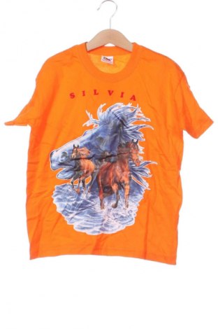 Kinder T-Shirt Fruit Of The Loom, Größe 5-6y/ 116-122 cm, Farbe Orange, Preis € 2,99