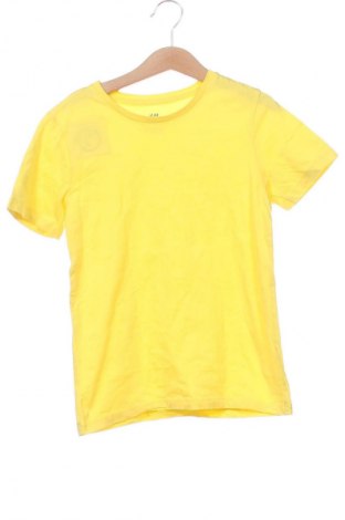 Dziecięcy T-shirt H&M, Rozmiar 6-7y/ 122-128 cm, Kolor Żółty, Cena 18,99 zł