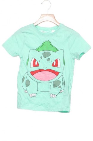 Dziecięcy T-shirt H&M, Rozmiar 4-5y/ 110-116 cm, Kolor Zielony, Cena 18,99 zł