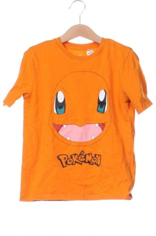 Dziecięcy T-shirt H&M, Rozmiar 6-7y/ 122-128 cm, Kolor Pomarańczowy, Cena 13,99 zł