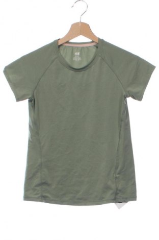 Dziecięcy T-shirt H&M Sport, Rozmiar 10-11y/ 146-152 cm, Kolor Zielony, Cena 25,99 zł