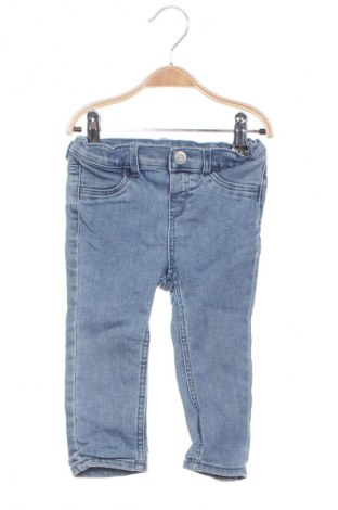 Dziecięce jeansy H&M, Rozmiar 9-12m/ 74-80 cm, Kolor Niebieski, Cena 90,20 zł