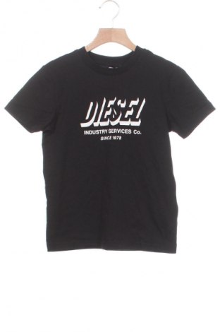 Dziecięcy T-shirt Diesel, Rozmiar 8-9y/ 134-140 cm, Kolor Czarny, Cena 67,41 zł