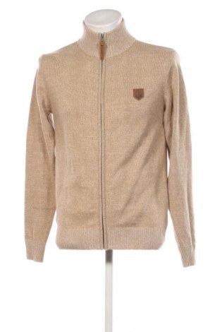 Herren Strickjacke Jean Pascale, Größe M, Farbe Beige, Preis € 16,99