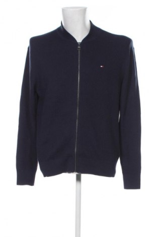 Jachetă tricotată de bărbați Tommy Hilfiger, Mărime M, Culoare Albastru, Preț 624,99 Lei