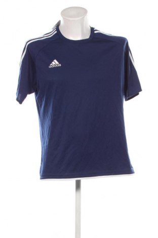 Herren T-Shirt Adidas, Größe L, Farbe Blau, Preis 25,59 €