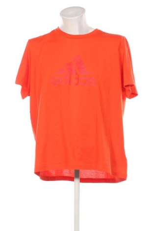 Herren T-Shirt Adidas, Größe XXL, Farbe Rot, Preis € 13,30