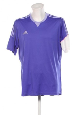 Herren T-Shirt Adidas Slvr, Größe XXL, Farbe Lila, Preis € 13,30