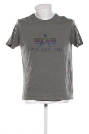 Herren T-Shirt Alpha Industries, Größe L, Farbe Grün, Preis 37,99 €