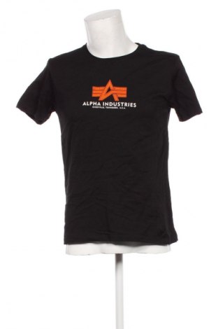 Herren T-Shirt Alpha Industries, Größe M, Farbe Schwarz, Preis 37,99 €