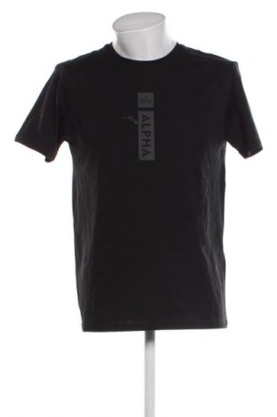 Herren T-Shirt Alpha Industries, Größe L, Farbe Schwarz, Preis 37,99 €