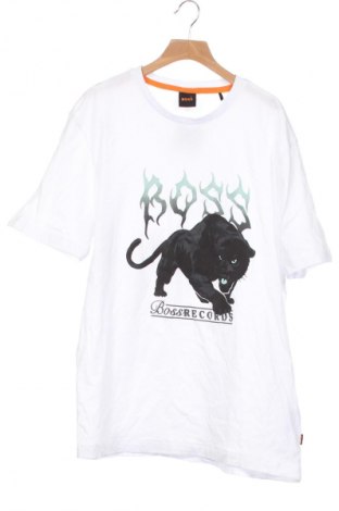 Ανδρικό t-shirt BOSS, Μέγεθος S, Χρώμα Λευκό, Τιμή 63,99 €