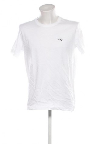 Herren T-Shirt Calvin Klein Jeans, Größe L, Farbe Weiß, Preis € 46,99