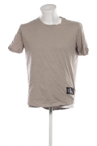 Herren T-Shirt Calvin Klein Jeans, Größe L, Farbe Beige, Preis € 46,99