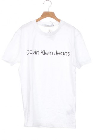 Tricou de bărbați Calvin Klein Jeans, Mărime XS, Culoare Alb, Preț 219,99 Lei