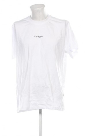 Męski T-shirt G-Star Raw, Rozmiar XL, Kolor Biały, Cena 166,99 zł