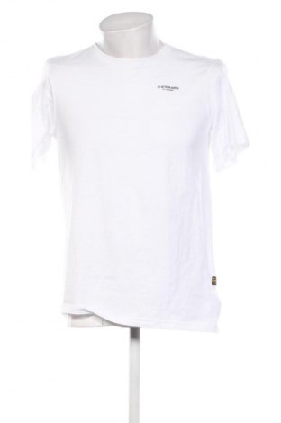 Herren T-Shirt G-Star Raw, Größe L, Farbe Weiß, Preis 35,99 €