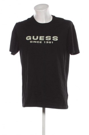 Męski T-shirt Guess, Rozmiar XL, Kolor Czarny, Cena 220,99 zł