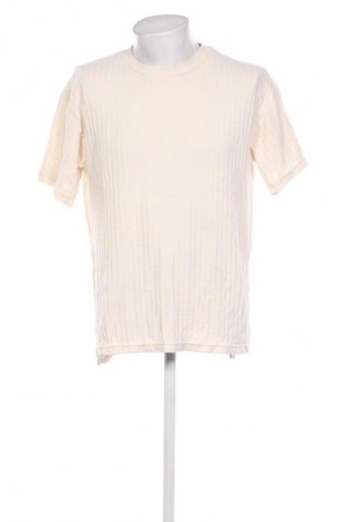 Ανδρικό t-shirt H&M, Μέγεθος M, Χρώμα Εκρού, Τιμή 7,99 €