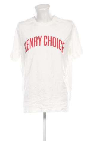 Męski T-shirt Henry Choice, Rozmiar XXL, Kolor Biały, Cena 62,99 zł