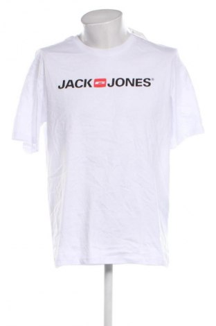 Мъжка тениска Jack & Jones, Размер XL, Цвят Бял, Цена 37,99 лв.