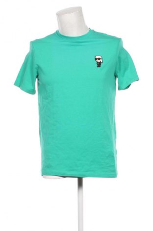 Herren T-Shirt Karl Lagerfeld, Größe M, Farbe Grün, Preis 68,99 €