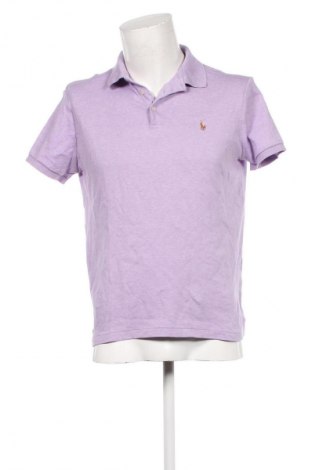 Męski T-shirt Polo By Ralph Lauren, Rozmiar L, Kolor Fioletowy, Cena 504,99 zł