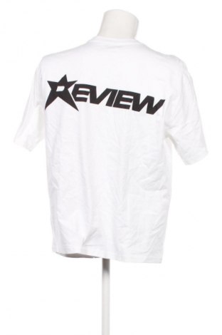 Męski T-shirt Review, Rozmiar L, Kolor Biały, Cena 97,99 zł