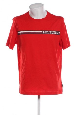 Herren T-Shirt Tommy Hilfiger, Größe XL, Farbe Rot, Preis 46,99 €