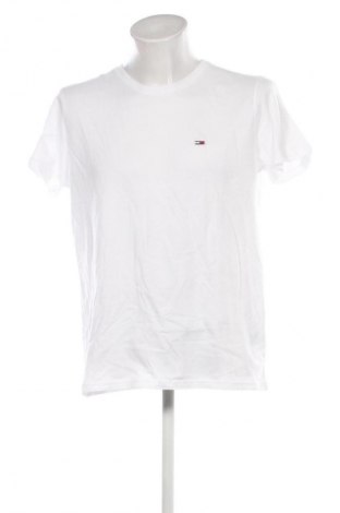 Herren T-Shirt Tommy Jeans, Größe XL, Farbe Weiß, Preis 46,99 €