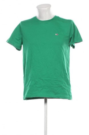 Herren T-Shirt Tommy Jeans, Größe L, Farbe Grün, Preis 46,99 €