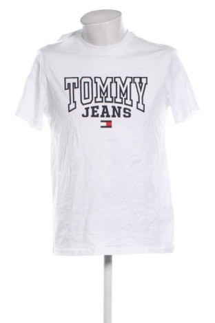 Herren T-Shirt Tommy Jeans, Größe M, Farbe Weiß, Preis 46,99 €