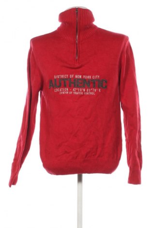 Herrenpullover Charles Vogele, Größe L, Farbe Rot, Preis 14,99 €