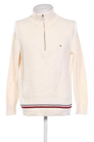 Herrenpullover Tommy Hilfiger, Größe L, Farbe Ecru, Preis 127,99 €