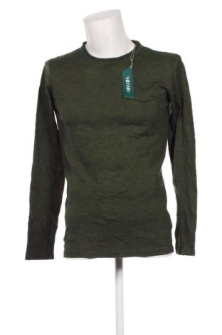 Herrenpullover Win Win, Größe M, Farbe Grün, Preis 21,99 €