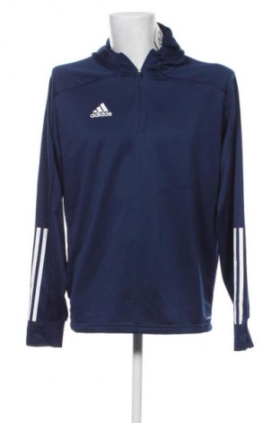 Herren Sweatshirt Adidas, Größe XL, Farbe Blau, Preis 30,99 €