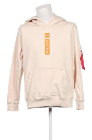 Herren Sweatshirt Alpha Industries, Größe L, Farbe Beige, Preis € 75,99