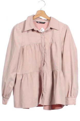 Damska koszula Zara, Rozmiar M, Kolor Popielaty róż, Cena 43,99 zł