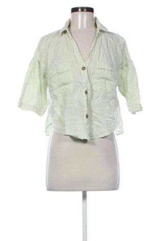 Дамска риза Zara, Размер M, Цвят Зелен, Цена 10,73 €