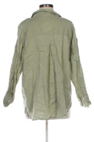 Γυναικείο πουκάμισο Zara, Μέγεθος L, Χρώμα Πράσινο, Τιμή 9,99 €