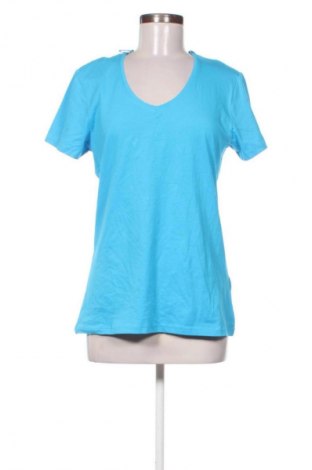 Damski T-shirt Laura Torelli, Rozmiar L, Kolor Niebieski, Cena 48,99 zł