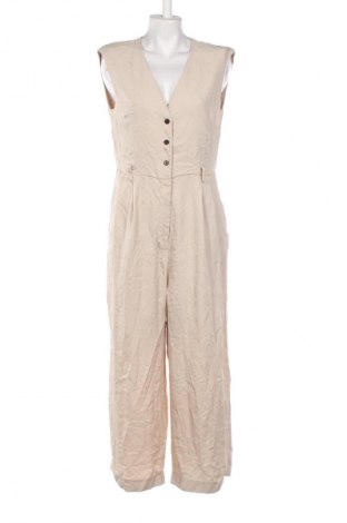 Salopetă lungă de damă H&M, Mărime L, Culoare Bej, Preț 81,99 Lei