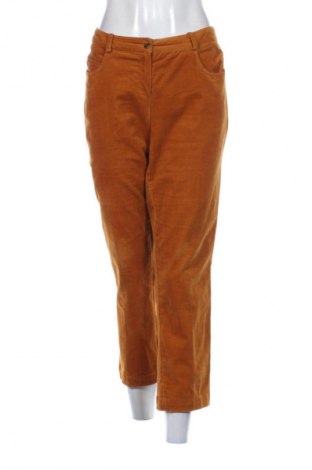 Pantaloni de velvet de femei Collection L, Mărime L, Culoare Portocaliu, Preț 45,99 Lei